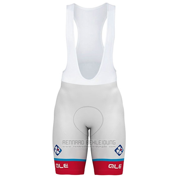 2017 Fahrradbekleidung FDJ Wei Trikot Kurzarm und Tragerhose - zum Schließen ins Bild klicken